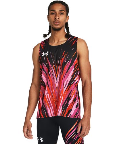 Under Armour Pro Runner Singlet - Red