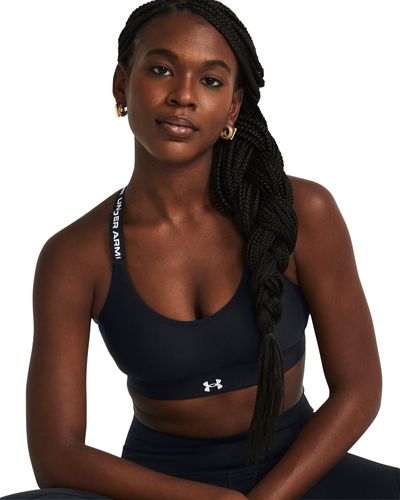 UNDER ARMOUR Seamless Low Long Sports Bra - Blue