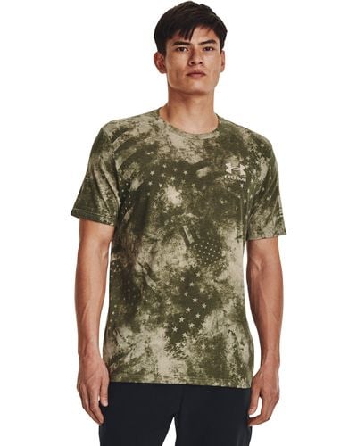 Under Armour Ua Freedom Amp T-shirt - Green