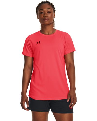 Under Armour Challenger Training Short Sleeve - Red