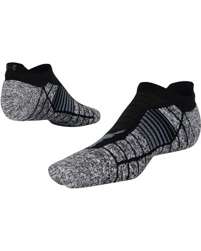 Under Armour Project Rock Elevated+ No Show Socks - Black