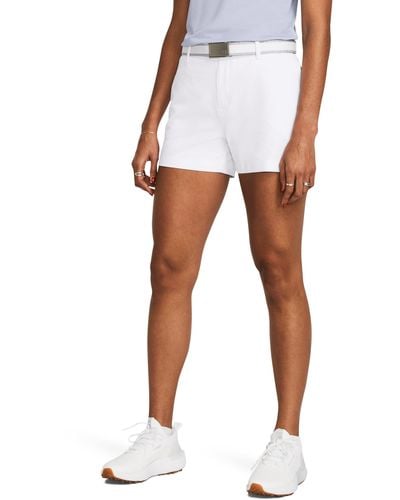 Under Armour Shorts drive 4" - Bianco