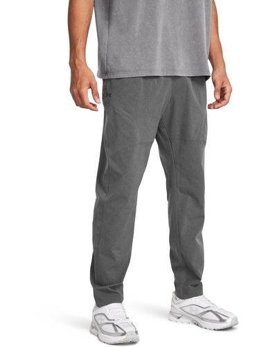Under Armour Pantaloni unstoppable vent tapered - Grigio