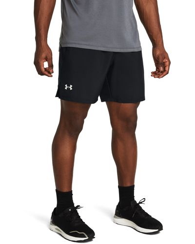 Under Armour Launch Unlined 7" Shorts - Blue