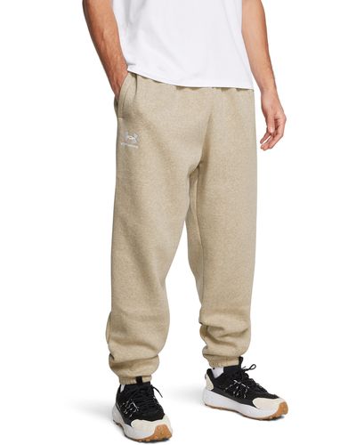 Under Armour Essential Fleece Puddle Trousers - Natural