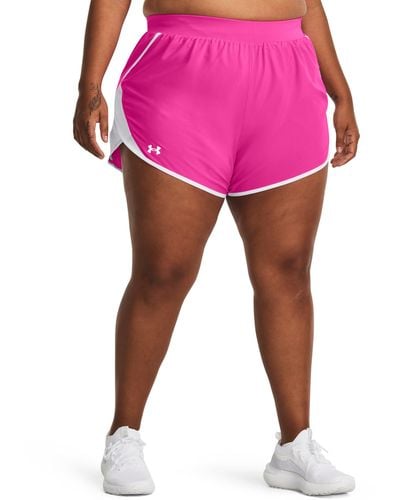 Under Armour Damesshorts Fly-by 2.0 - Roze