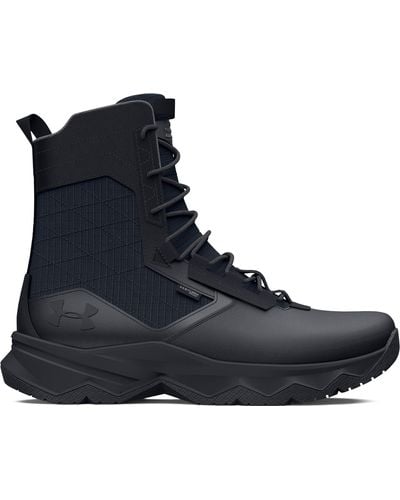 Under Armour Ua Stellar G2 Waterproof Zip Tactical Boots - Black