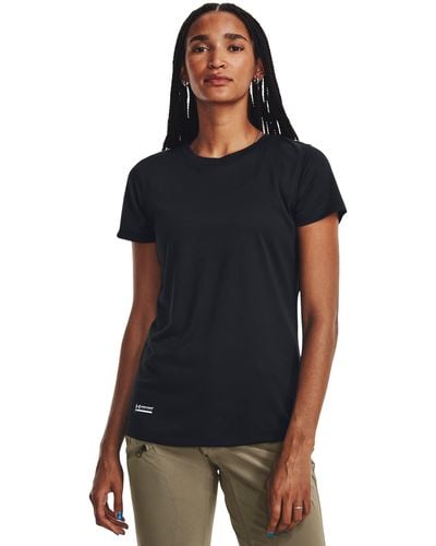 Under Armour Ua Tactical Tech Short Sleeve - Black