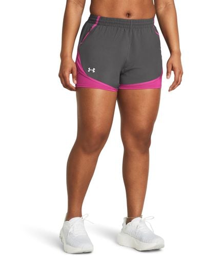 Under Armour Fly-by 2-in-1 Shorts - Grey