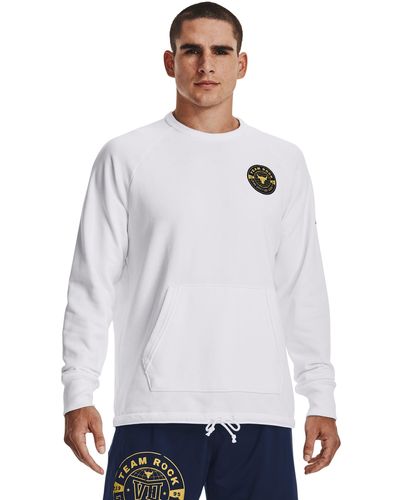 Under Armour Project Rock Heavyweight Terry Crew - White