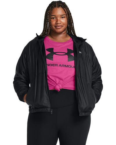 Under Armour Sportstyle windbreaker jacke für - Schwarz