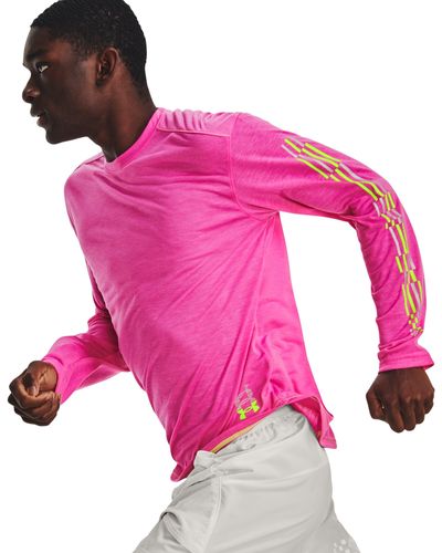 Under Armour Run Anywhere Breeze Long Sleeve - Pink
