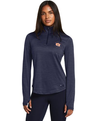 Under Armour Ua Tech Vent Collegiate 1⁄4 Zip - Blue