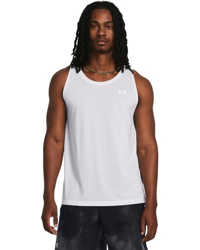Under Armour Launch Singlet - White