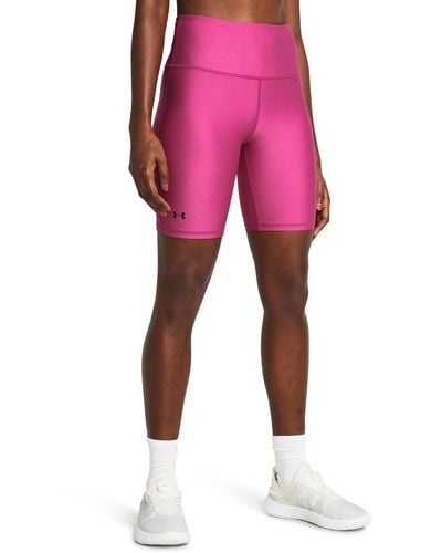 Under Armour HeatGear® Armour Fahrradshorts Rosa XL - Pink