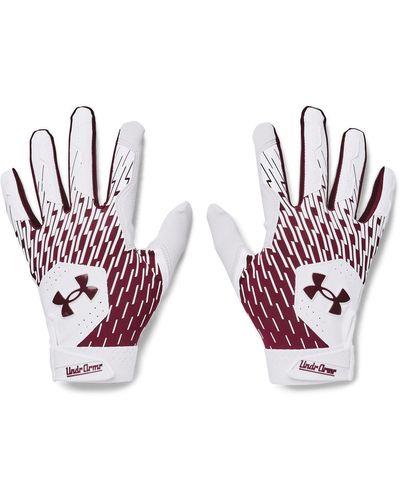 Under Armour Ua Clean Up Batting Gloves - White