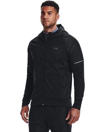 Under Armour Armour fleece® storm hoodie mit durchgehendem zip - Schwarz