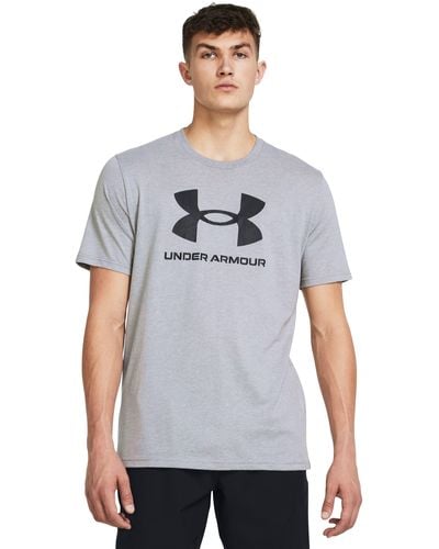 Under Armour Camiseta de manga corta sportstyle logo - Gris