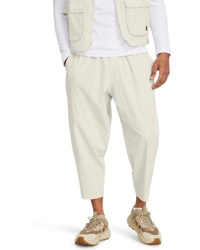 Under Armour Unstoppable Vent Crop Trousers - Natural