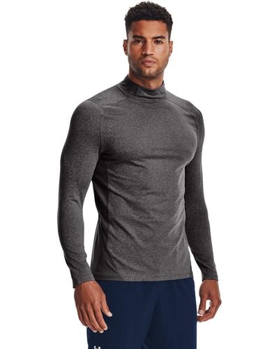Under Armour ColdGear® Fitted Mock Grau LG
