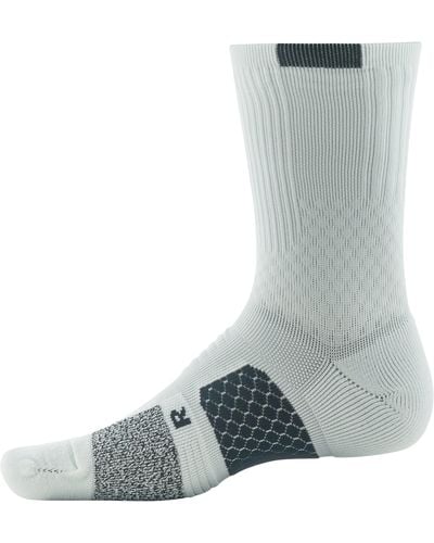 Under Armour Curry Armourdry Playmaker Mid-crew Socks - Grey