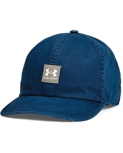 Under Armour Branded Snapback Cap - Blue