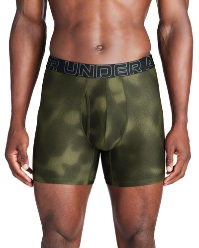 Under Armour TechTM boxerjock® 15 cm für marine od - Grün