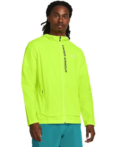 Under Armour Outrun the storm jacke - Gelb