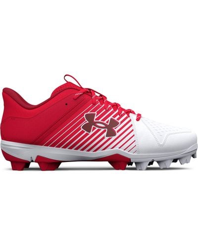Under Armour Ua Leadoff Low Rm Baseball Cleats - Red