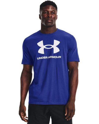 Under Armour Ua Sportstyle Logo T-shirt - Blue