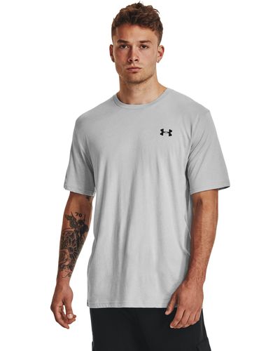 Under Armour Ua Left Chest Lockup T-shirt - Gray