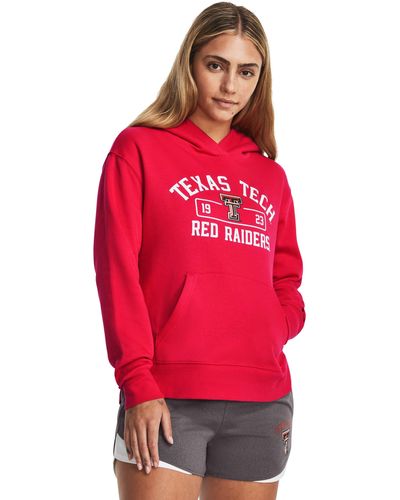 Under Armour Ua All Day Fleece Collegiate Hoodie - Red
