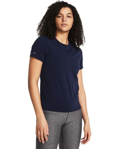 Under Armour Ua Icon Charged Cotton® Short Sleeve - Blue
