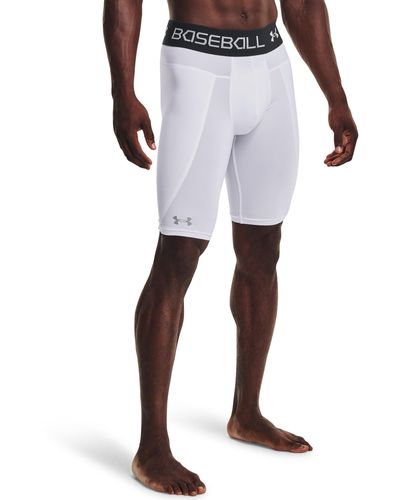 Under Armour Ua Utility Pro Sliding Shorts - White