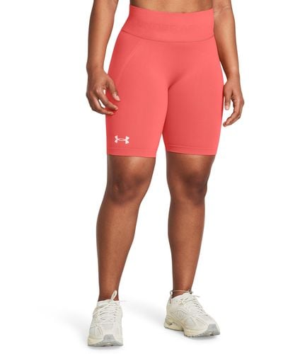 Under Armour Damesshorts Train Seamless - Rood