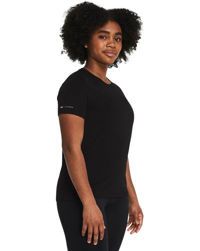 Under Armour Ua Icon Charged Cotton® Short Sleeve - Black