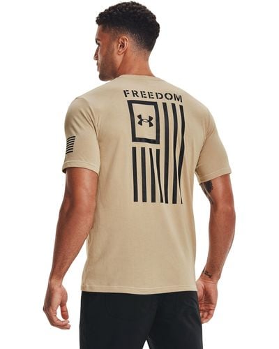 Under Armour Ua Freedom Flag T-shirt - Brown