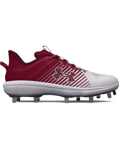 Under Armour Ua Yard Low Mt Baseball Cleats - Red