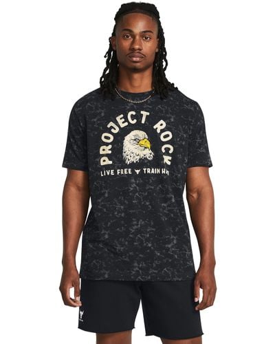 Under Armour Project Rock Free Graphic Short Sleeve - Black