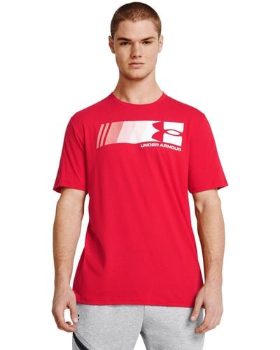 Under Armour Ua Fast Left Chest T-shirt - Red