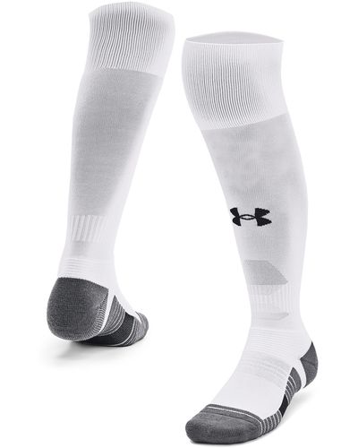 Under Armour Chaussettes accelerate over-the-calf unisexes - Blanc