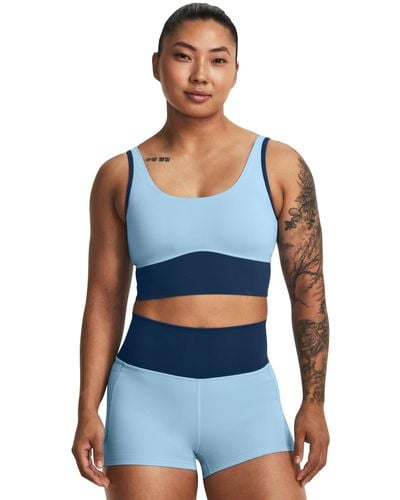 Under Armour Meridian Fitted Crop Tank - Blue