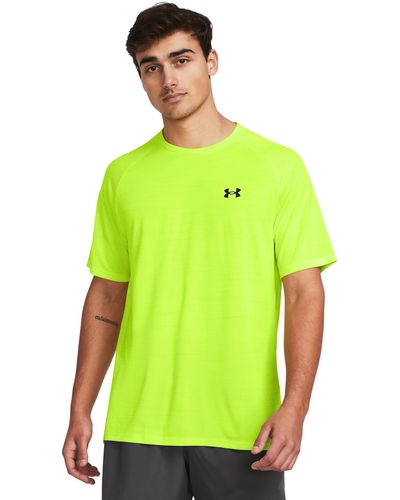 Under Armour TechTM 2.0 tiger kurzarm-oberteil für high vis - Gelb