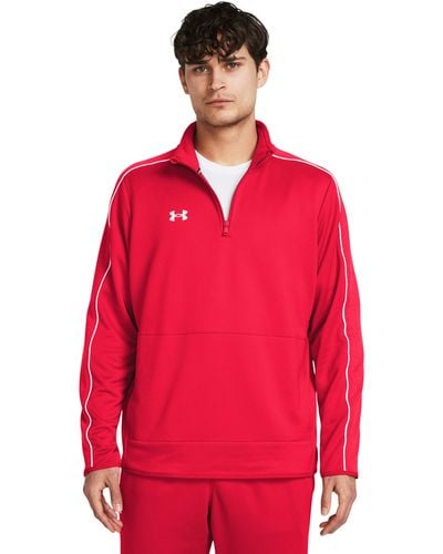 Under Armour Ua Command Warm-up 1⁄4 Zip - Red