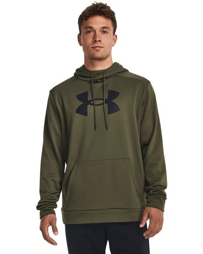 Under Armour Armour fleece® big logo hoodie - Grün
