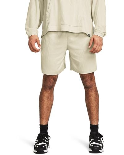 Under Armour Herenshorts Rival Waffle - Naturel