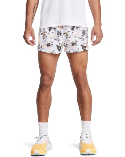 Under Armour Launch 2" Shorts - White
