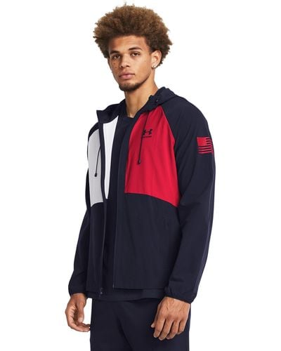 Under Armour Ua Freedom Windbreaker Jacket - Red