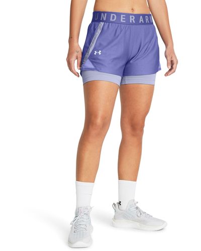 Under Armour Damesshorts Play Up 2-in-1 - Paars