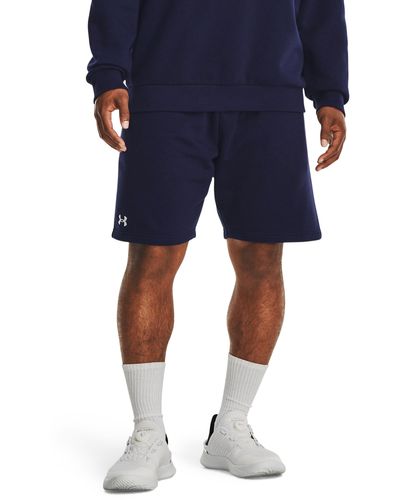 Under Armour Rival fleece shorts - Blau